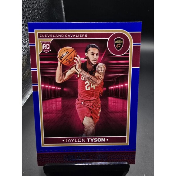 2024-25 Panini NBA Hoops Jaylon Tyson Rookie RC #250 Blue - Cleveland Cavaliers - Picture 1 of 2